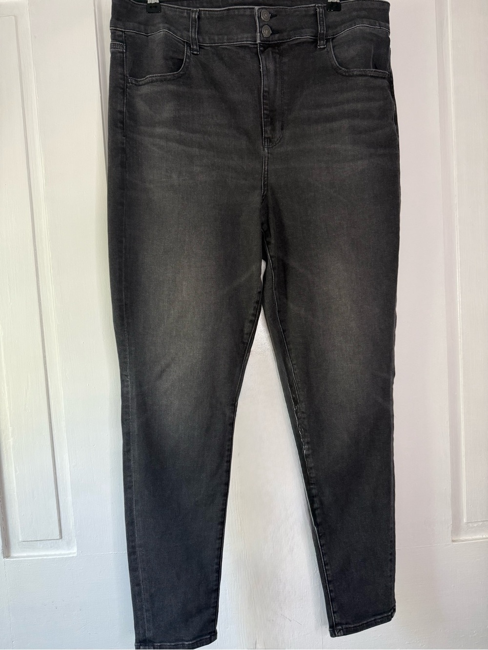 American Eagle Super High-Rise Stretch Jeggings Black Wash - 18